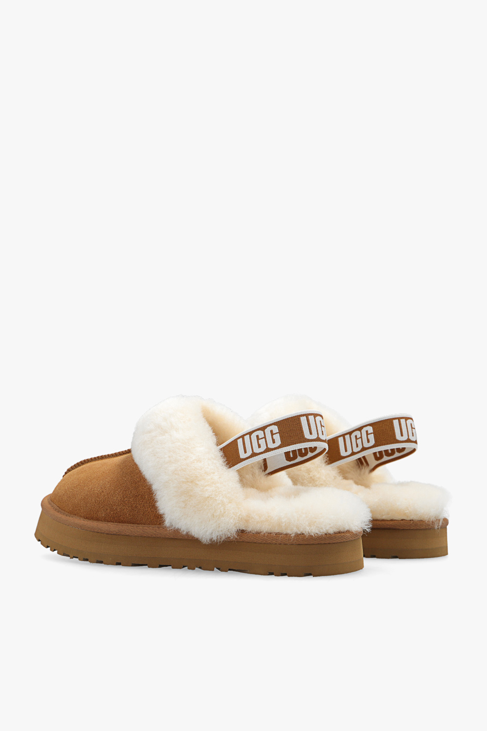 Brown 'Funkette' suede slippers UGG Kids - Vitkac Canada